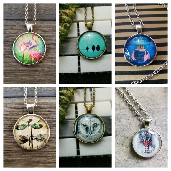 Lot of 25 Cabochon Necklaces – Perfect for Resellers & Gift-Givers - Picture 7 of 7